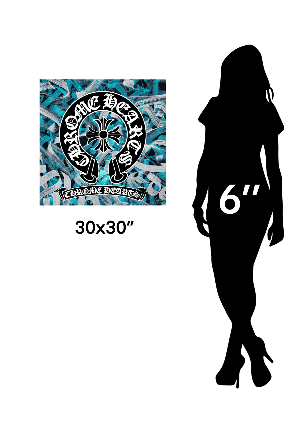 Chrome Hearts Blue Print