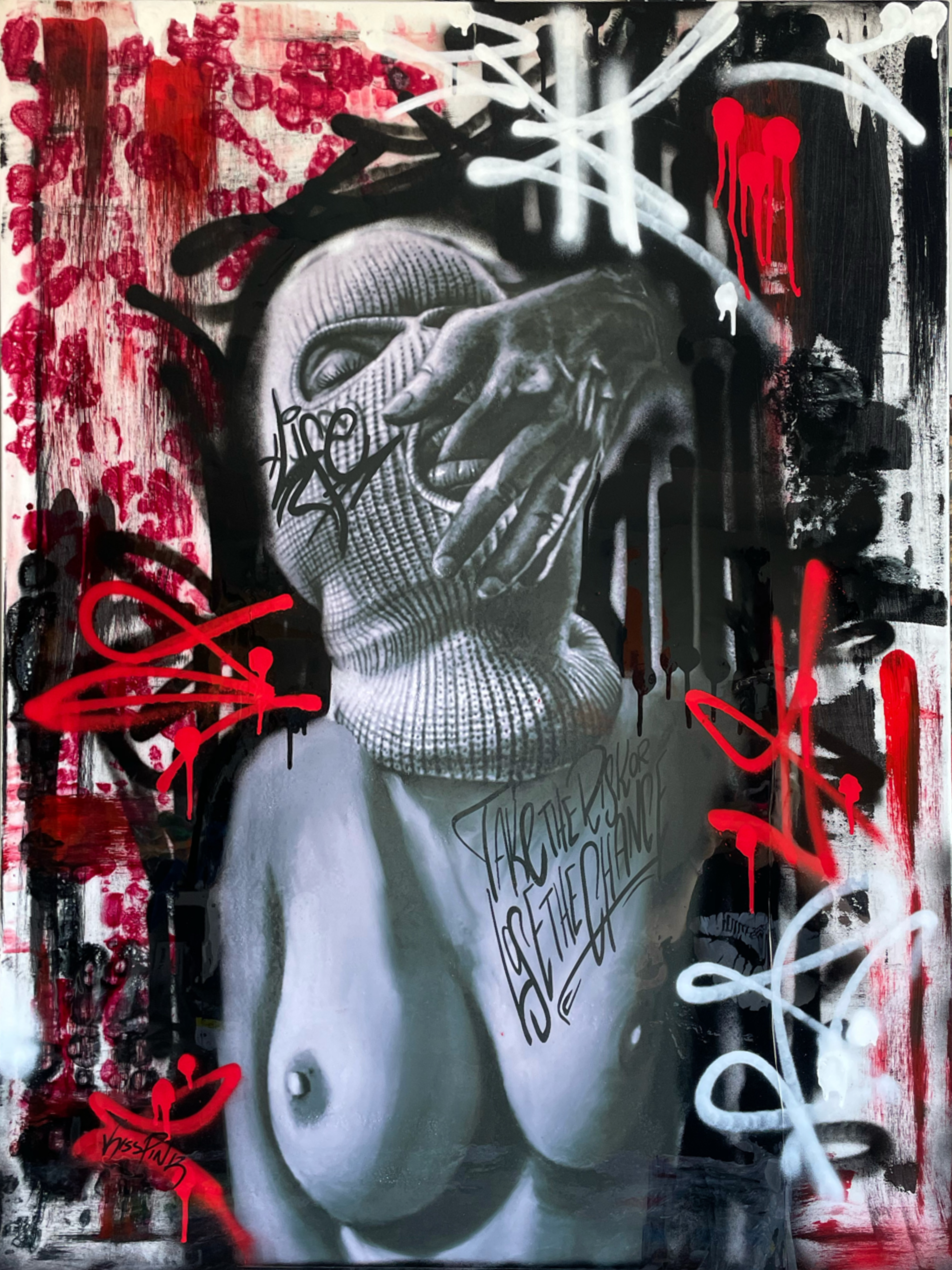 Saint painting -print