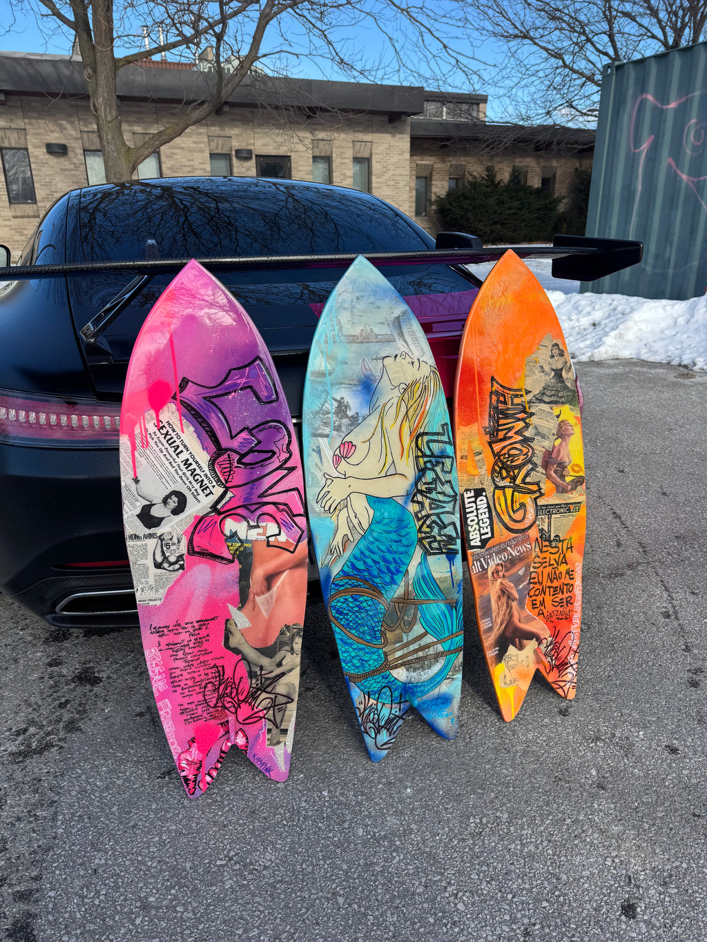 Surf Wall Decor - Sold