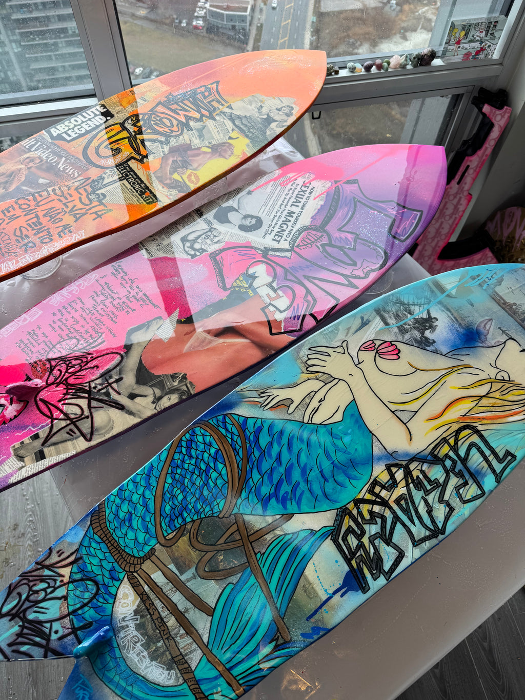 Surf Wall Decor - Sold