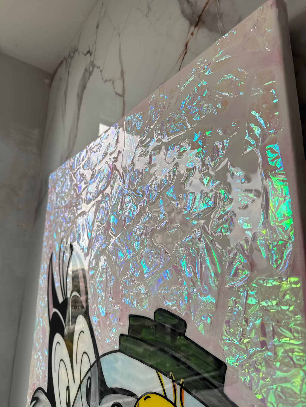 Tweety Holographic Painting - Sold