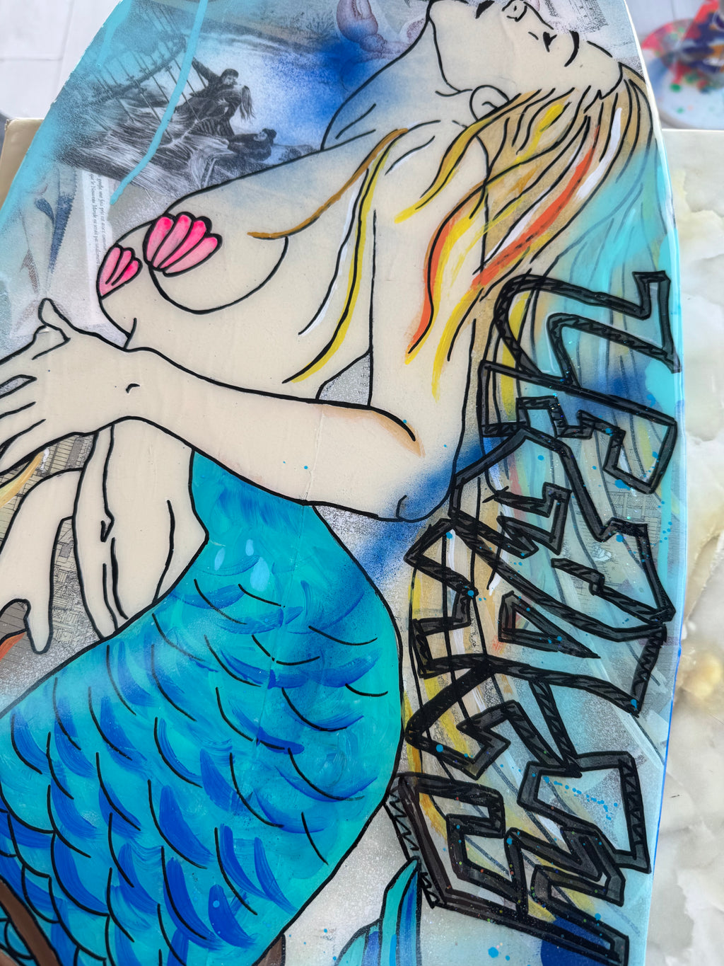 Surf Wall Decor - Sold