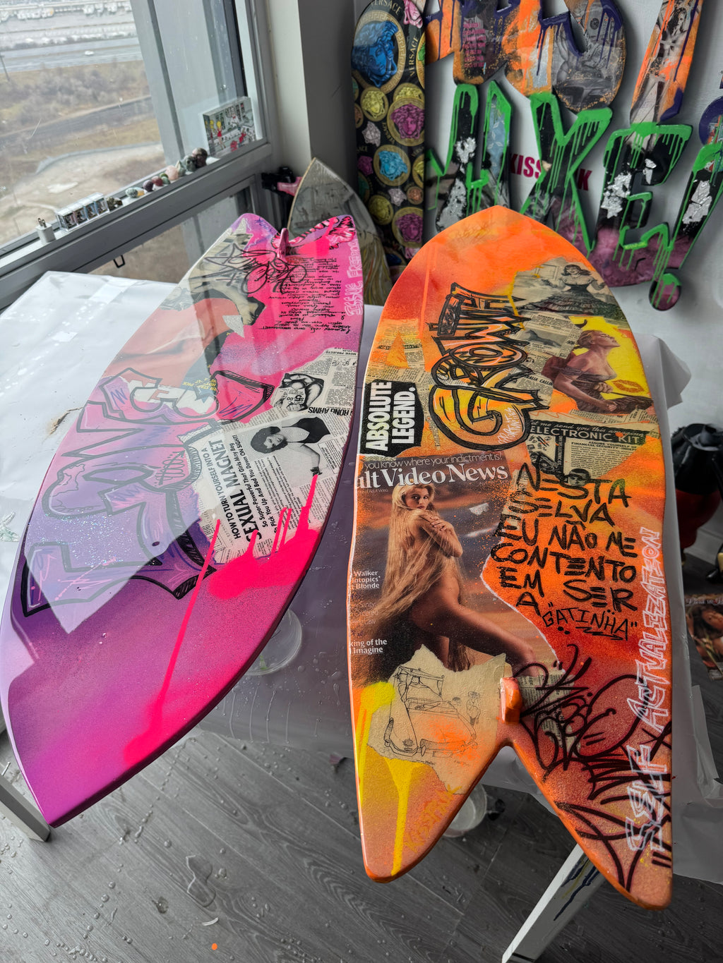 Surf Wall Decor - Sold