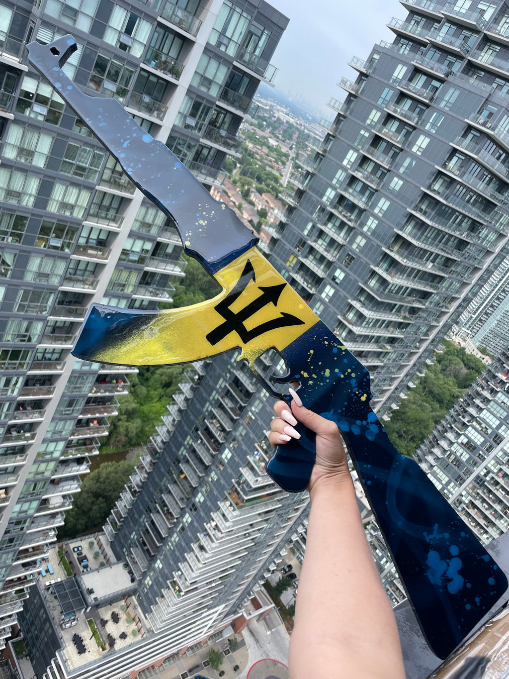 Ak47 Wall Decor - Any Country Flag