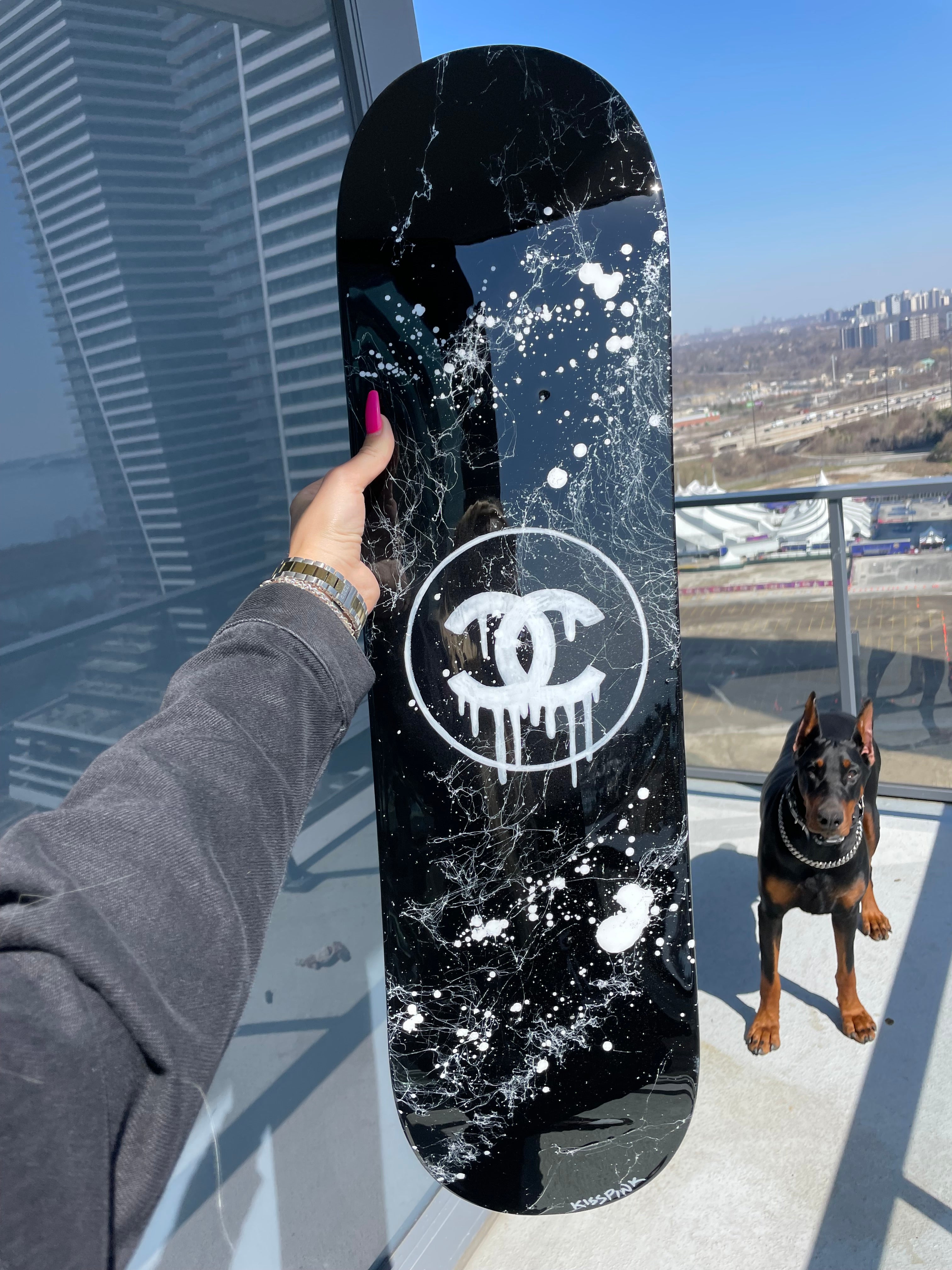 Chanel Skateboard Wall Decor