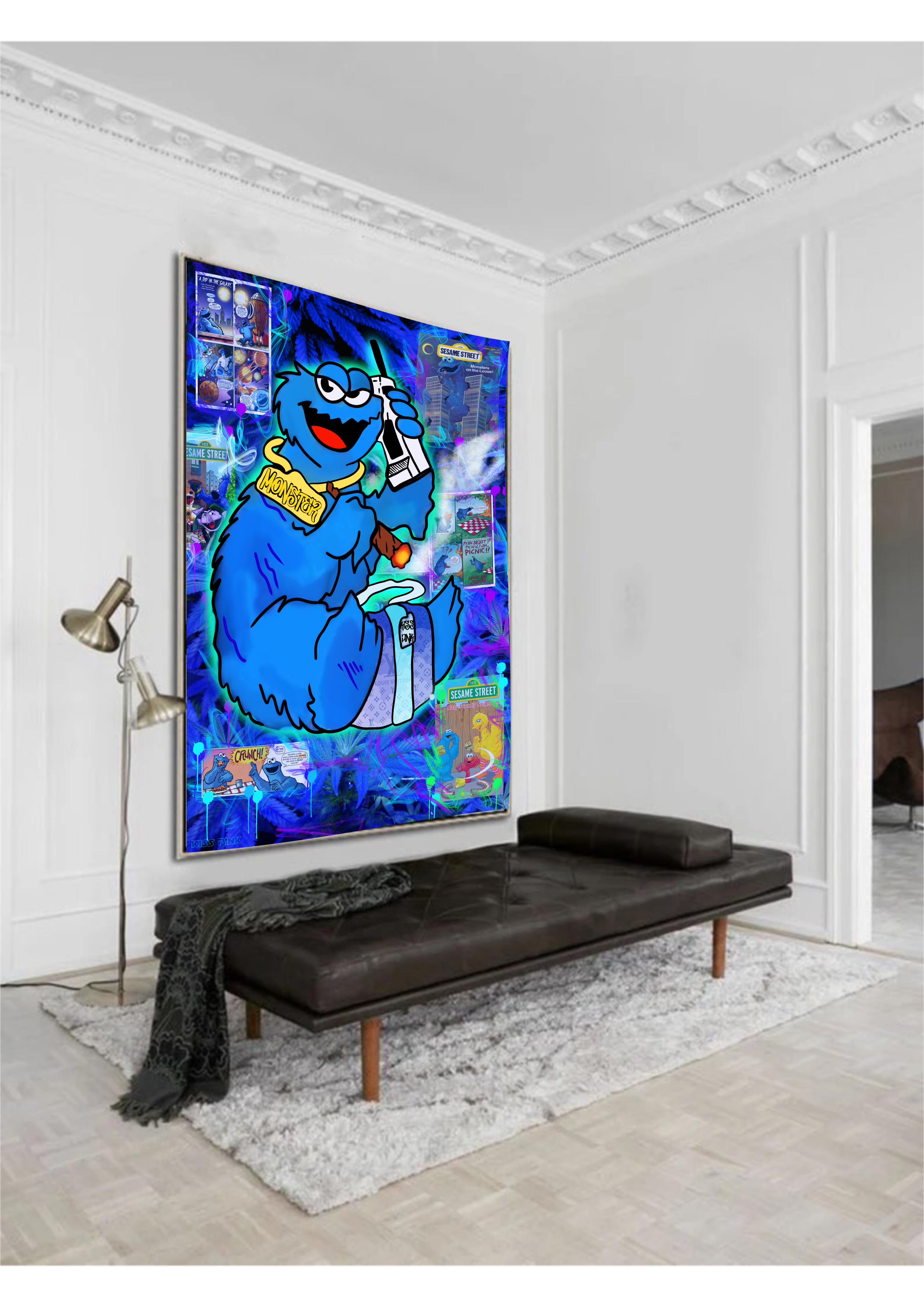 Cookie Monster Print