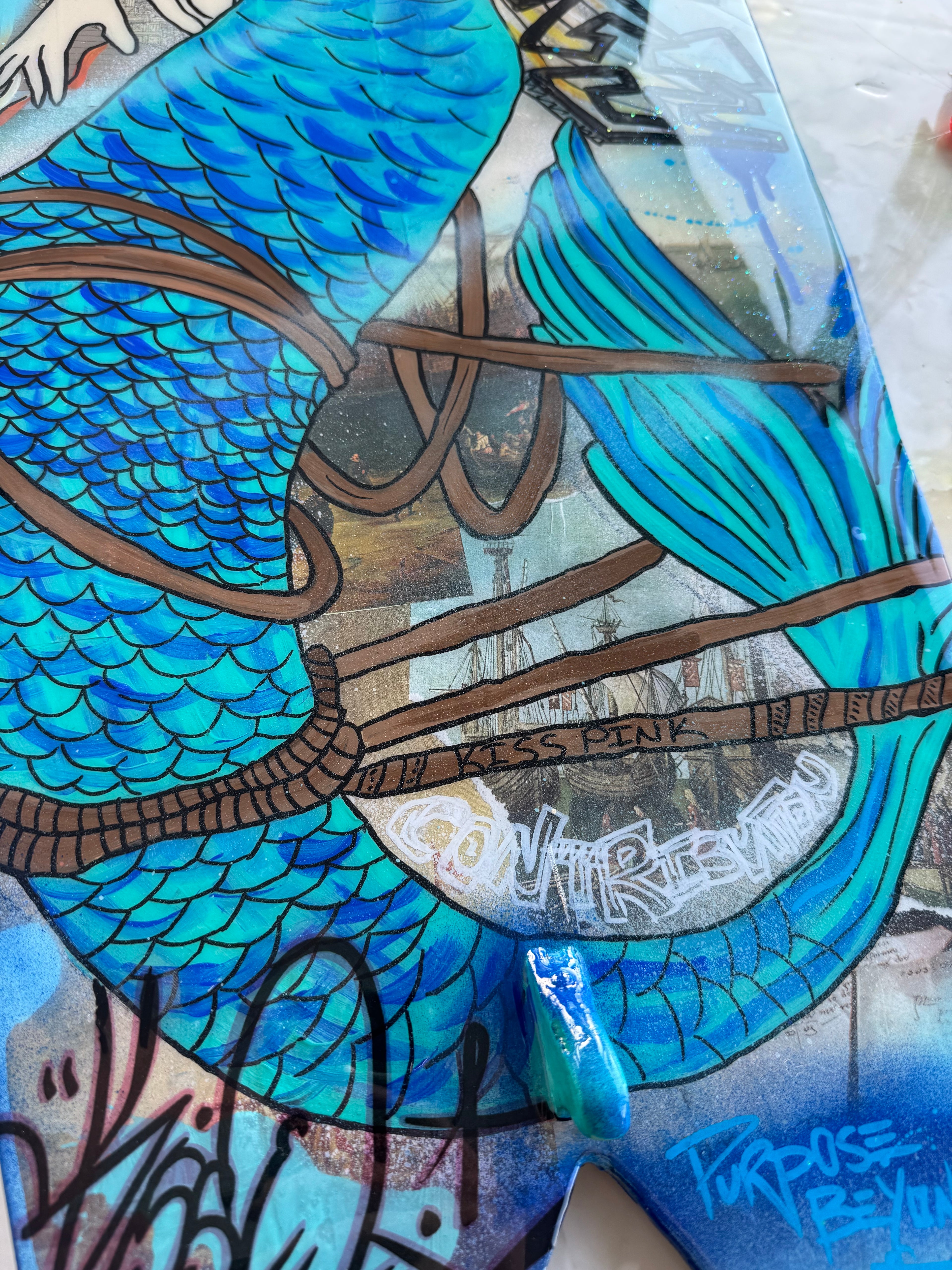 Surf Wall Decor - Sold