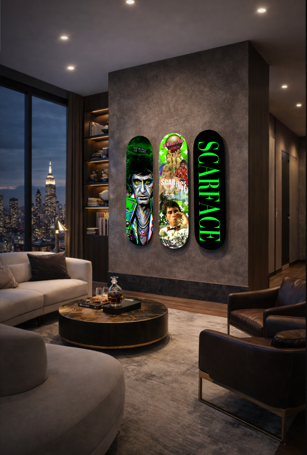 Scarface Neon Trio