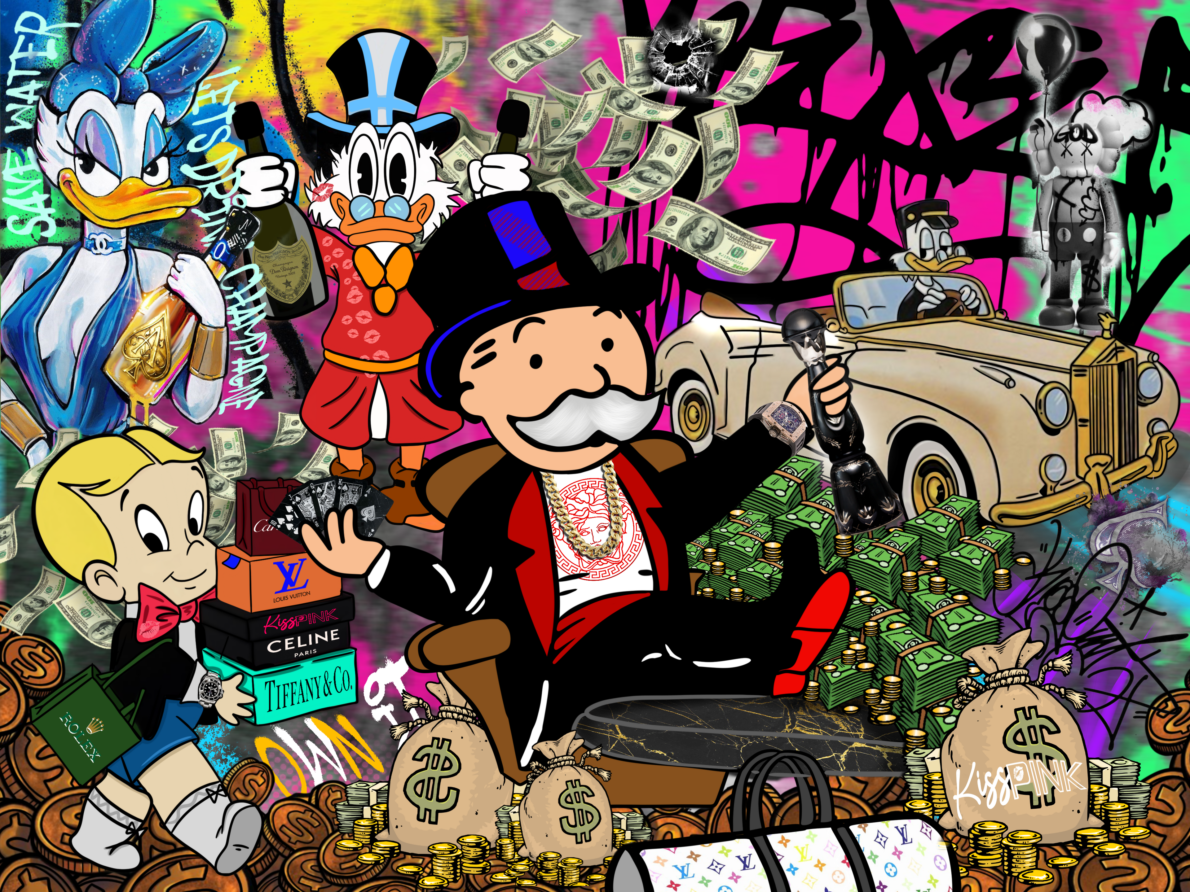 Monopoly Party Print