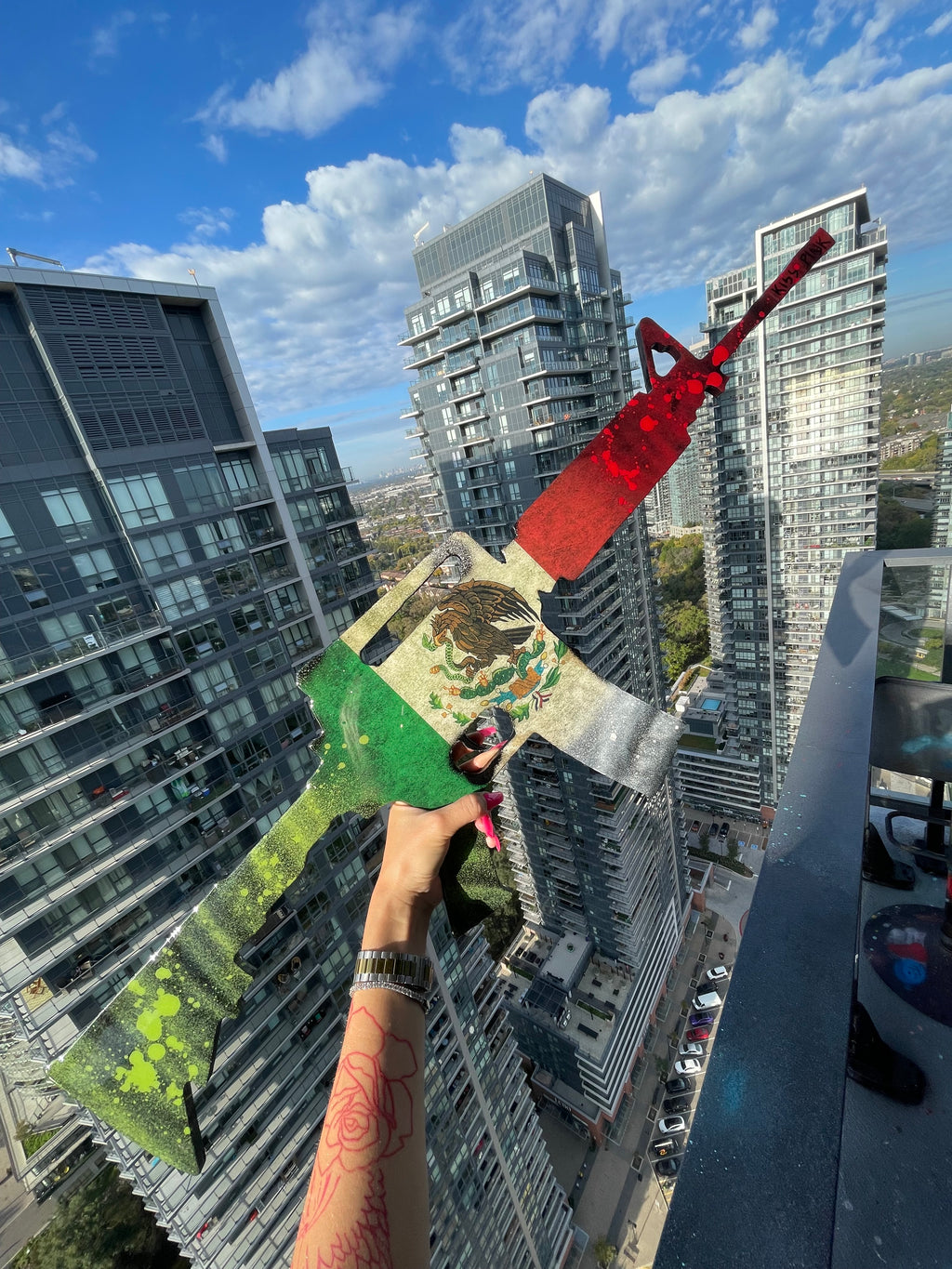 Ak47 Wall Decor - Any Country Flag