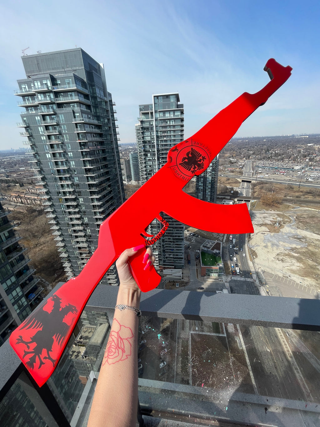 Ak47 Wall Decor - Any Country Flag