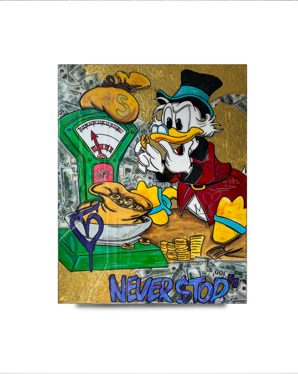 Never Stop. Scrooge