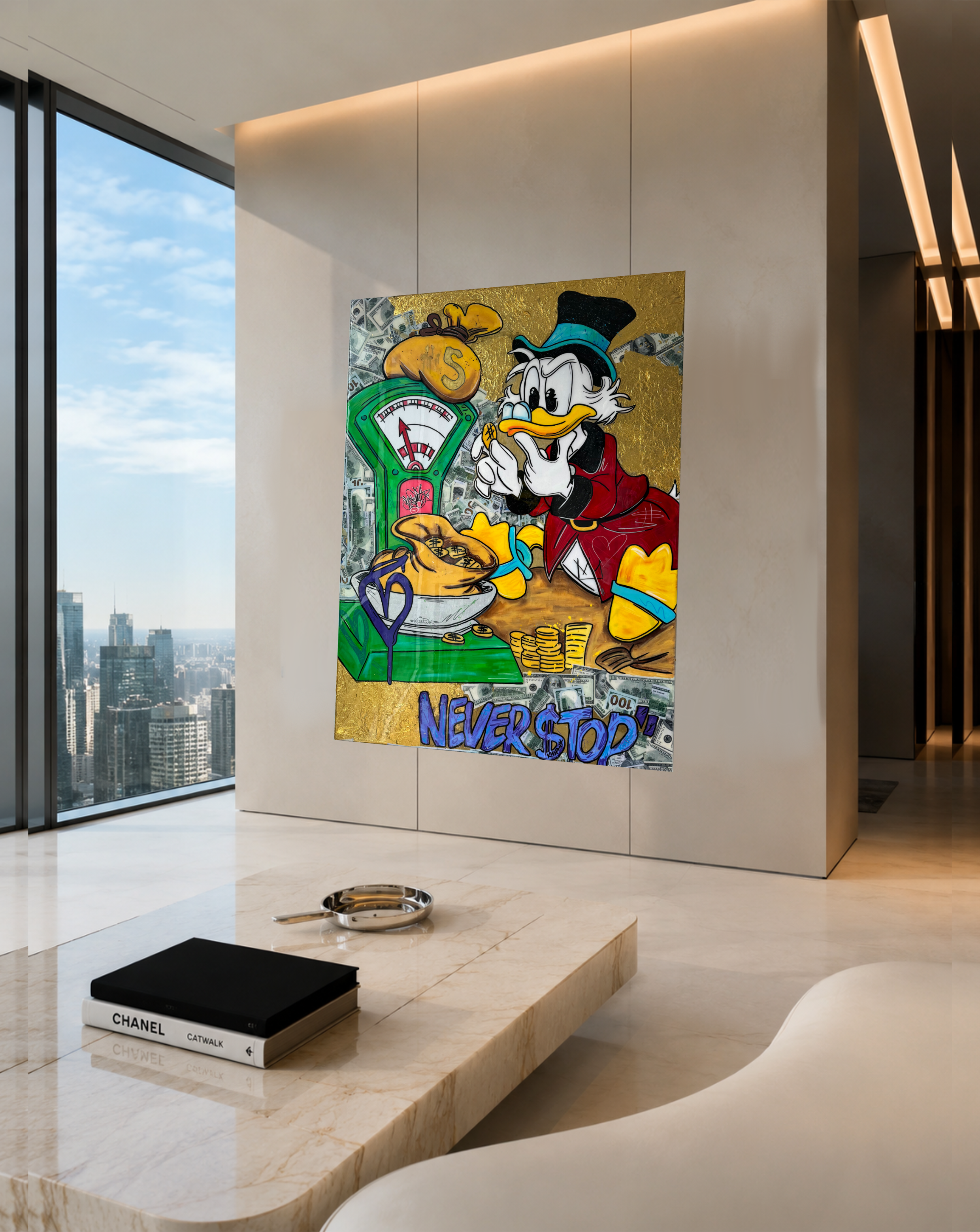 Never Stop. Scrooge
