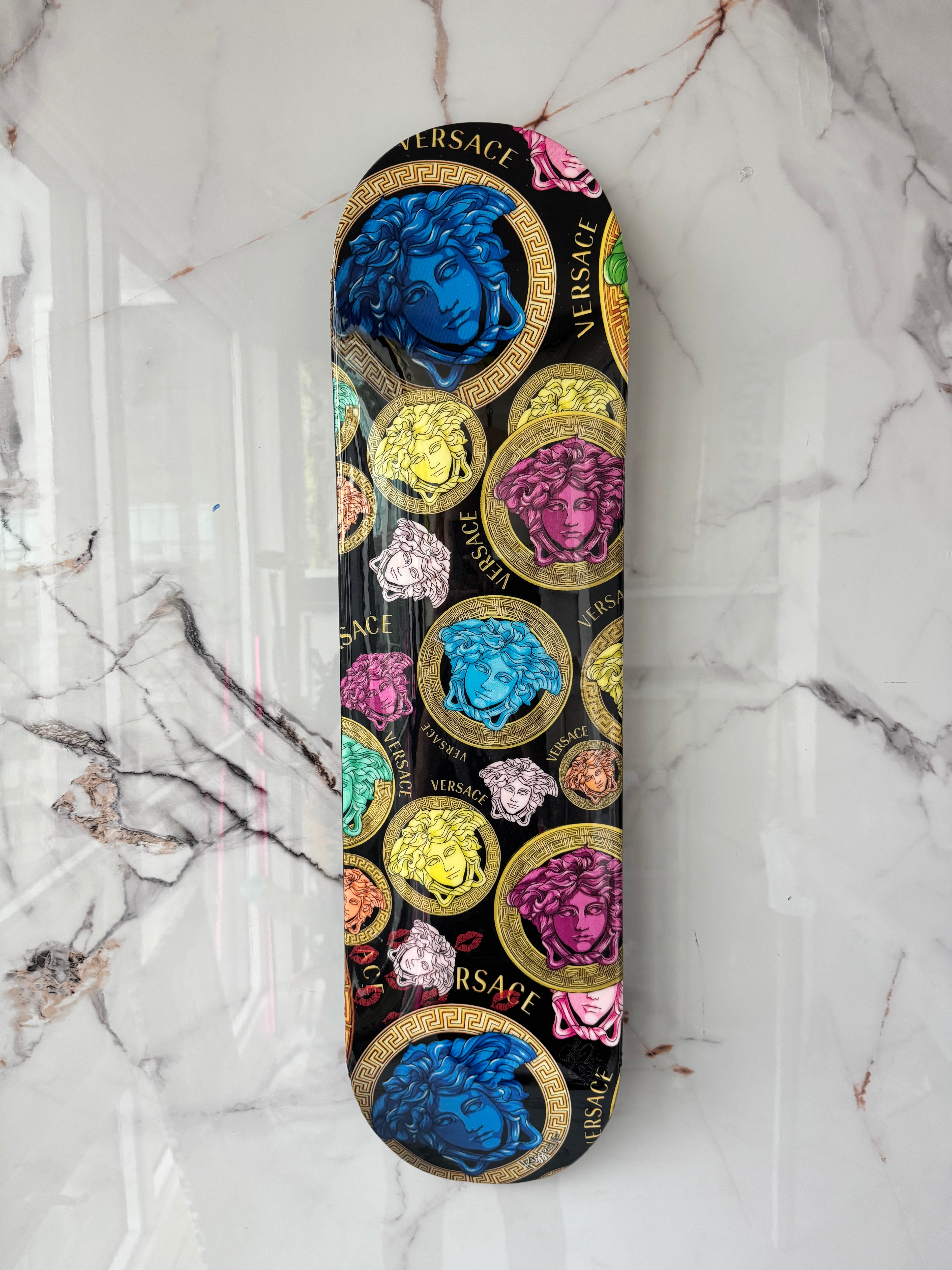 Versace Skateboard Wall Decor