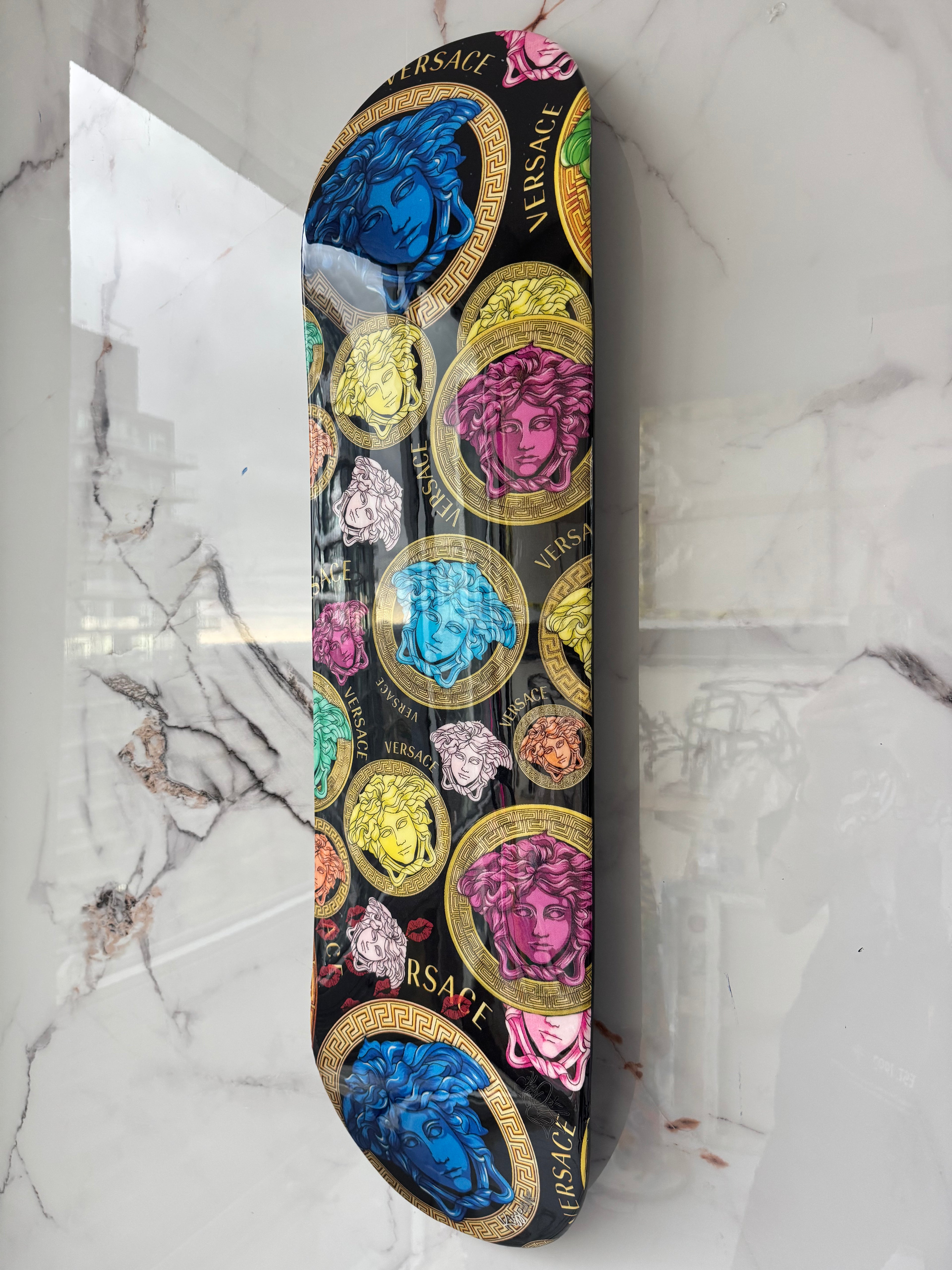 Versace Skateboard Wall Decor