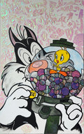 Tweety Holographic Painting - Sold