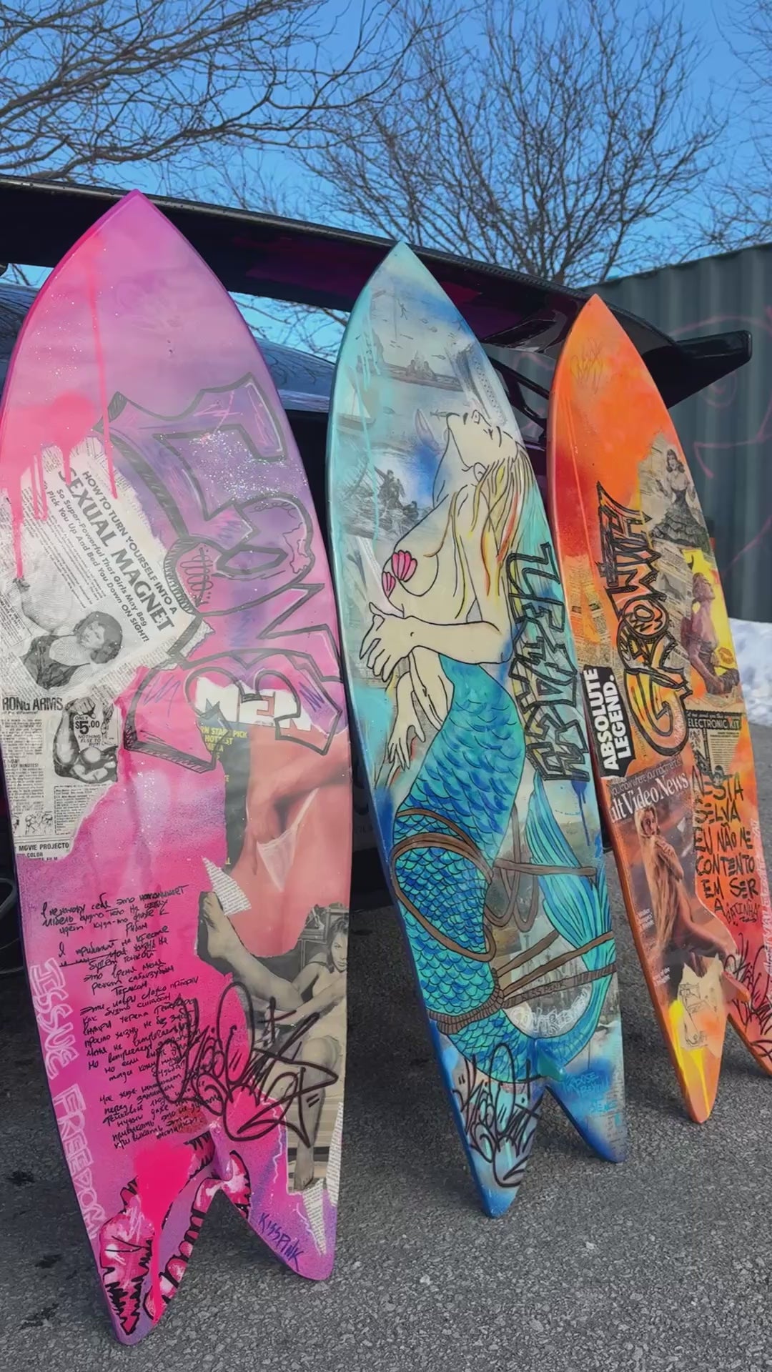 Surf Wall Decor - Sold