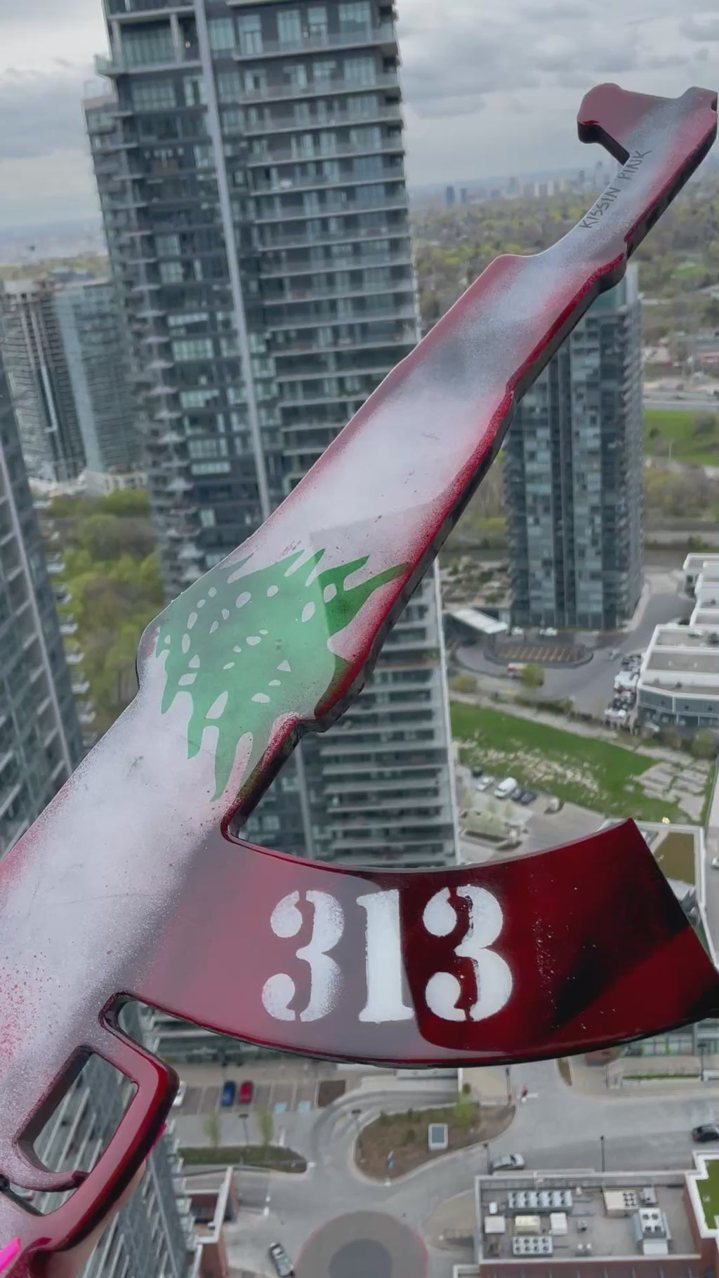 Ak47 Wall Decor - Any Country Flag